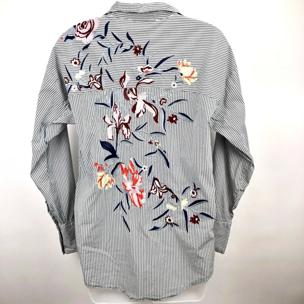 Anthropologie Skies Are Blue Womens XS Popover Top - Picture 2 of 12